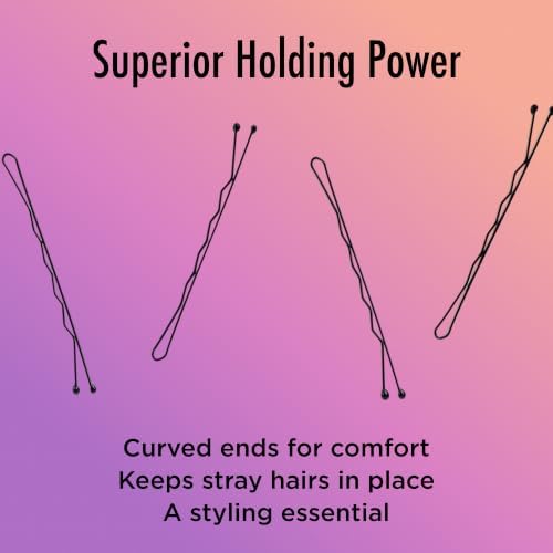 Goody black bobby pins 60 count pack